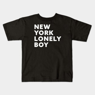 New York Lonely Boy Kids T-Shirt